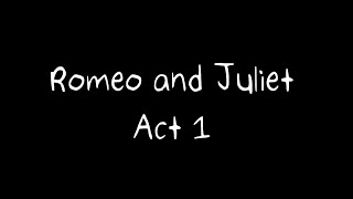 Romeo and Juliet by William Shakespeare  Act 1 Audiobook [upl. by Maccarthy]