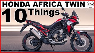 New 2022 HONDA Africa Twin CRF1100  10 Things to Know [upl. by Gomar]