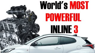 YARIS GR ENGINE in depth  G16EGTS detailed overview and specs  WORLDS MOST POWERFUL INLINE 3 [upl. by Rollo]