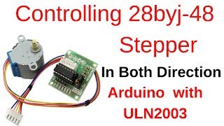 How to control 5V Unipolar stepper motor 28BYJ48 with Arduino [upl. by Nilkcaj]