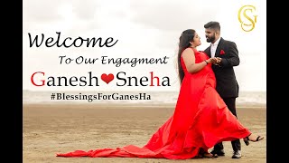 GANESH amp SNEHA ENGAGEMENT VIDEO engagement love cinematic photography engaged wedding [upl. by Hselin87]