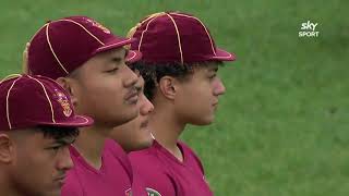 Secondary Schools Rugby Auckland Grammar v Kings College Haka 2021 [upl. by Ydnirb]