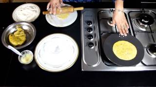 Missi Roti Recipe  Rajathani Misi Roti recipe [upl. by Egroeg]