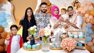 EBRU’S 1st BIRTHDAY CELEBRATION 🥳  Suhana  Basheer Bashi  Mashura [upl. by Ecnerewal]