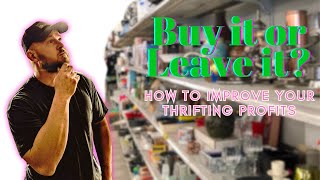 What to Look for in Thrift Stores  How I Decide Whether to BUY It or LEAVE It [upl. by Suivatnod]