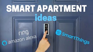 Smart Apartment Setup  10 Ideas that are EASY to move [upl. by Fitton]