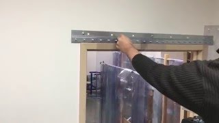 Strip Door Installation Demo [upl. by Myrtia285]