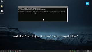 How to create and delete a junction link on Windows 10 [upl. by Llenrap861]