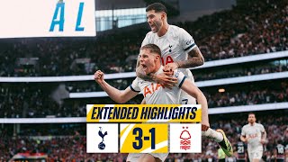 TOTTENHAM HOTSPUR 31 NOTTINGHAM FOREST  PREMIER LEAGUE EXTENDED HIGHLIGHTS [upl. by Shirl138]