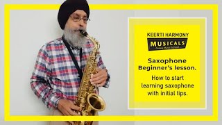 SAXOPHONE  BEGINNER’S LESSON  INTRODUCTION LESSON  HOW TO START LEARNING SAXOPHONE [upl. by Winona]