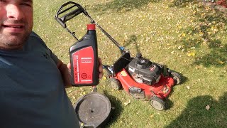 Lawn Mower Oil Change  Toro  How to [upl. by Towne]