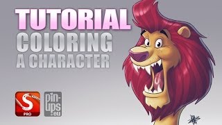 Autodesk Sketchbook Pro Tutorial  Coloring A Character [upl. by Maunsell]