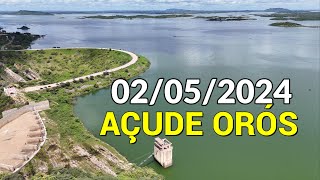 Açude Orós dados atualizados hoje 02052024  ORÓS CEARÁ [upl. by Aicital192]