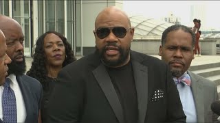 Isaac Hayes family attorneys speak after hearing on Donald Trump lawsuit [upl. by Ogeid596]