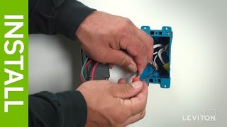 How to Wire a Device Using the Pigtail Wiring Method  Leviton [upl. by Friedly]