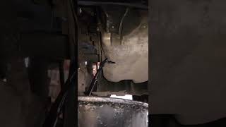 Draining the engine oil in a diesel car [upl. by Niwroc]