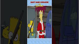 Bart Simpson sabe como cuidarse de Bob Patiño simpsons thesimpsons lossimpson navidad [upl. by Hecklau]