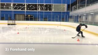 6 skating progression hockey drills [upl. by Silvestro]