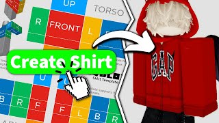 How to Make a Roblox Shirt 2024  Create a Shirt on Roblox  EASY GUIDE [upl. by Ergener]