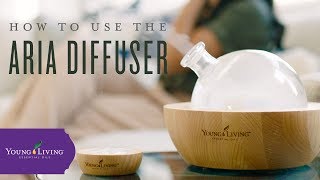 How to Use Your Young Living Aria Ultrasonic Diffuser [upl. by Merrilee713]