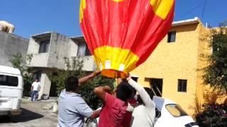 Globo de cantoya 30 pliegos [upl. by Annenn]