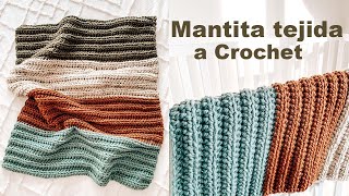 COMO TEJER UNA MANTITA A CROCHET SÚPER FÁCIL  TUTORIAL  Daniis Ways [upl. by Itin]