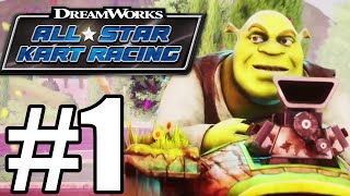 DreamWorks AllStar Kart Racing Gameplay Walkthrough Part 1 [upl. by Redep]