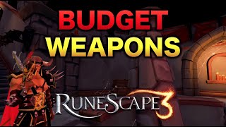 Budget Weapons for Mid Tier Players in RuneScape 3 [upl. by Atiraj]