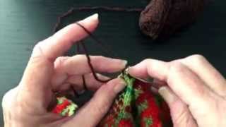 How to Knit  Steeks Preparing and Cutting  Stranded Knitting [upl. by Torin]