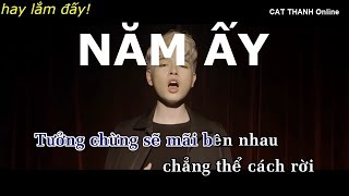 Năm Ấy Karaoke Đức Phúc  BEAT HAY [upl. by Pansy]