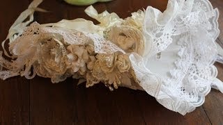 Shabby Vintage Chic  Tussie Mussie  How To [upl. by Nikki]