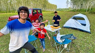 First Camping With Brothers 😍 [upl. by Eahs]