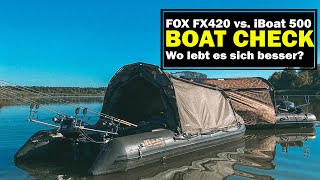 boatlife boat check Fox FX420 vs iboat 500 Bootsangeln Karpfenangeln 2020 [upl. by Haines]