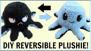 DIY Reversible Octopus Plushie inspired by TeeTurtle [upl. by Leahcimed]