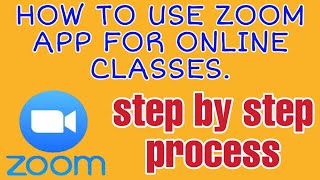 How to use zoom app for online classes [upl. by Assirt421]