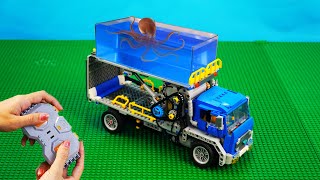 How To Build and Testing Lego Technic Truck [upl. by Eidnil384]