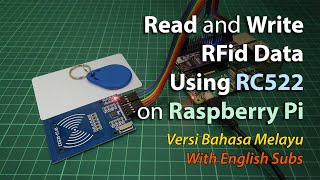 Read and Write RFid Data Using RC522 on Raspberry Pi BM [upl. by Lau980]