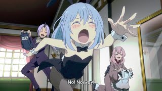 Rimuru was forced to wear a bunny suit🤣  That Time I Reincarnated As A Slime  Funny Anime Moments [upl. by Tepper]