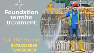 Foundation termite treatment [upl. by Sirroned]