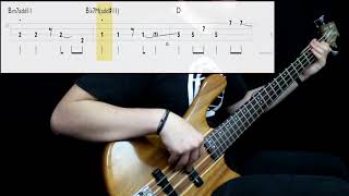 Rush  Freewill Bass Cover Play Along Tabs In Video [upl. by Natsyrk]