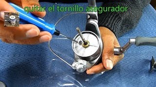 Reparación y mantenimiento de carrete para pesca carrete de surfcasting [upl. by Eetnahs212]