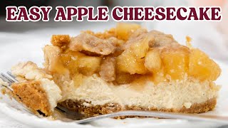 Fall Favorite Easy Apple Crisp Cheesecake [upl. by Julio]