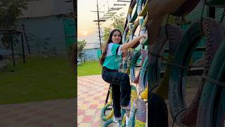 Climbing Race mein kon jeetega  🏆😎 priyalkukreja shorts ytshorts [upl. by Nutsud]