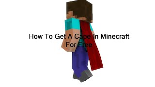 How To Get A Cape For FREE In Minecraft 189 Minecraft Mod Tutorial [upl. by Faxun]