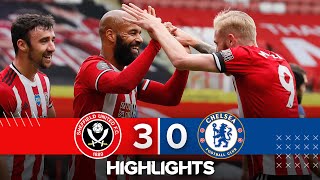 Sheffield United 30 Chelsea  Premier League highlights  McGoldrick double in huge EPL win [upl. by Aven]