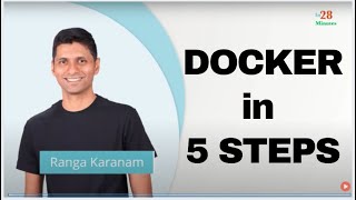 Learn Docker in 5 Steps  Tutorial For Beginners [upl. by Nahtonoj]