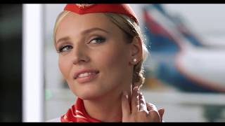 Aeroflot Russian Airlines Flight Safety Video [upl. by Arama466]