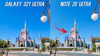 Galaxy S21 Ultra vs Note 20 Ultra Camera Test Comparison After Updates [upl. by Iruahs]