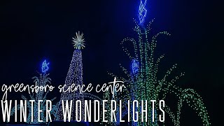 Winter Wonderlights at Greensboro Science Center  Winter 2020  Greensboro North Carolina [upl. by Tnias]