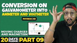 87Conversion of Galvanometer Into Ammeter amp Voltmeter  Pledge 2023  Mec  CBSE  NCERT [upl. by Willetta]